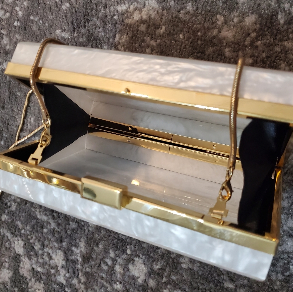 Rachel Zoe Acrylic Box Clutch - Picture 2 of 6